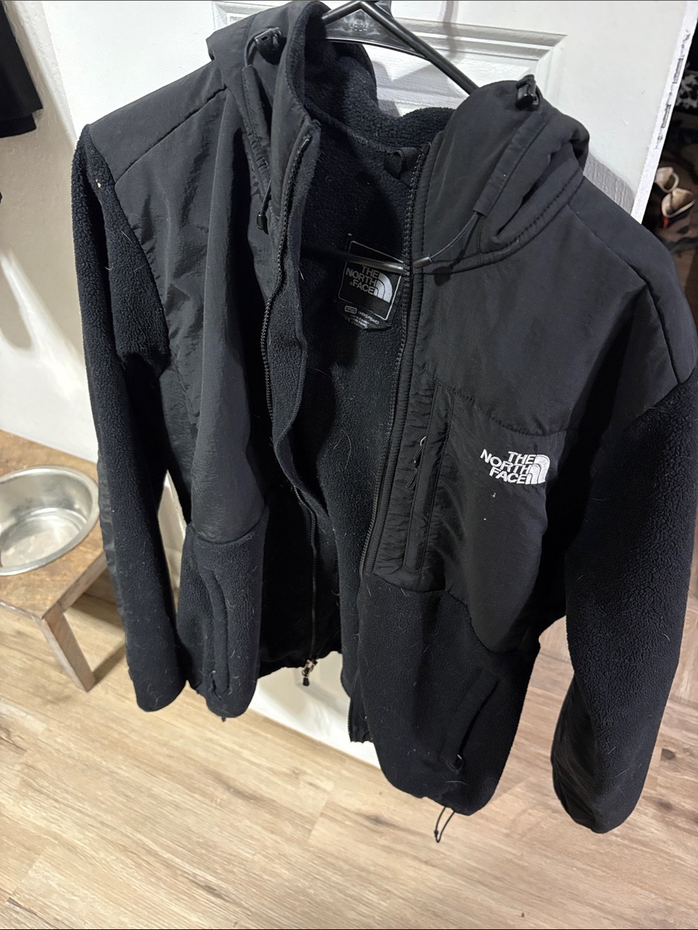 The North Face Black Hooded Fleece Jacket